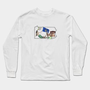 Pennsylvania Mermaid Long Sleeve T-Shirt